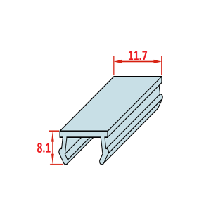 45x45 Kanal Fitili Mavi Kanal 10