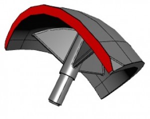 30x30 Köşe Bağlantı Kapağı Radiuslu