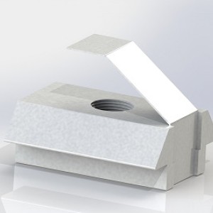 45x45 M8 Kanal 10 T Kanal Yaylı Somun