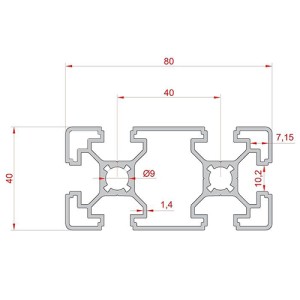 40x80 Light Sigma Profil 