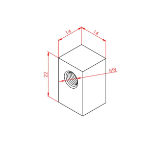 23x127 Gergi Somunu