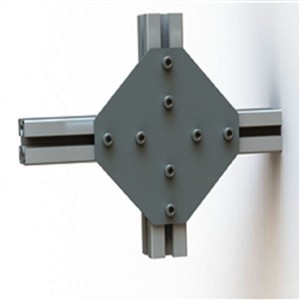 90x90 Kanal 10 Dört Yönlü Bağlantı Sacı 