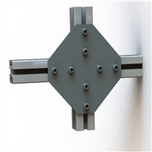 30x30 Kanal 8 Dört Yönlü Bağlantı Sacı