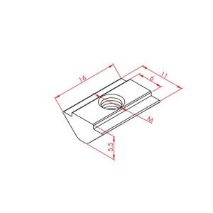 M4 Kanal 6 T Kanal Somunları