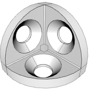 45x45 Radiuslu Köşe Bağlantı