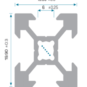 20x20 K6 Sigma Profil V Slot